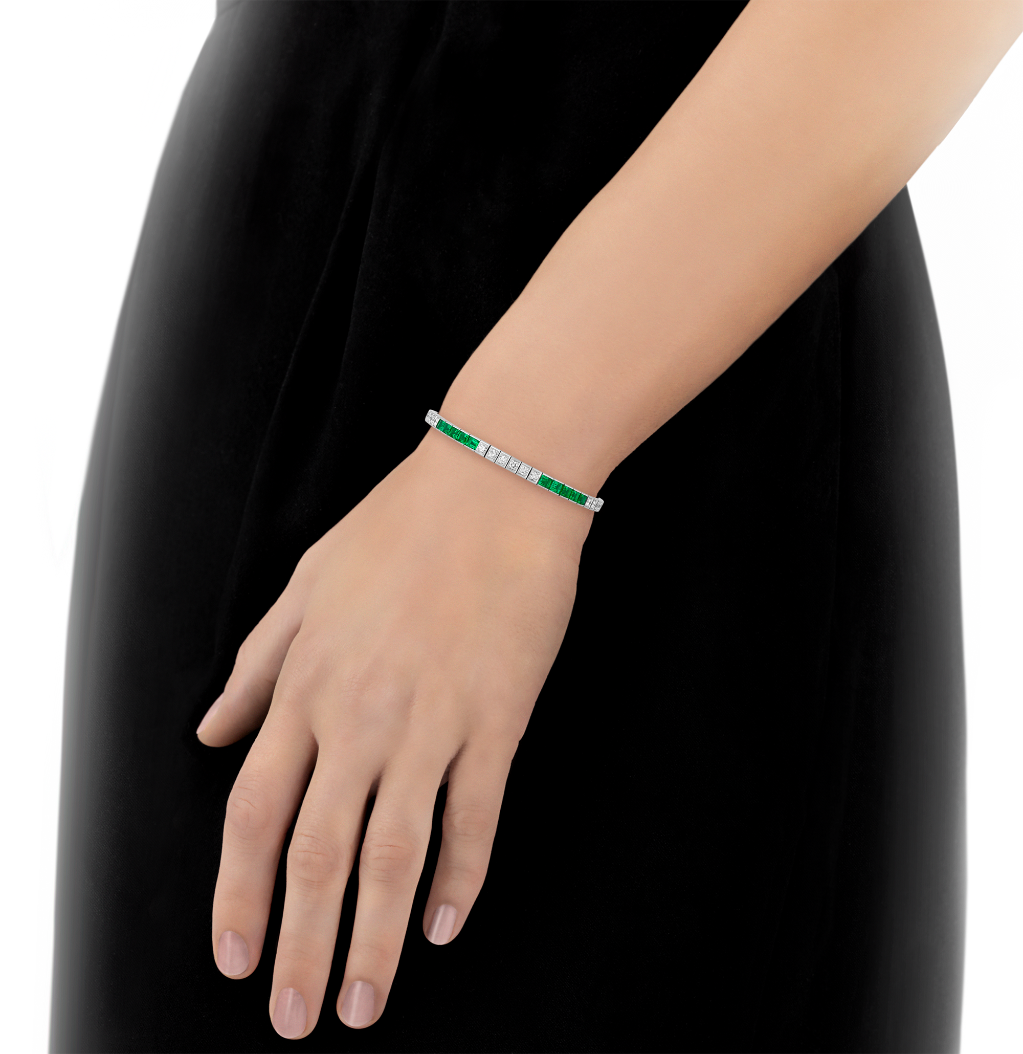 Tiffany & Co. Emerald Line Bracelet, 4.00 Carats