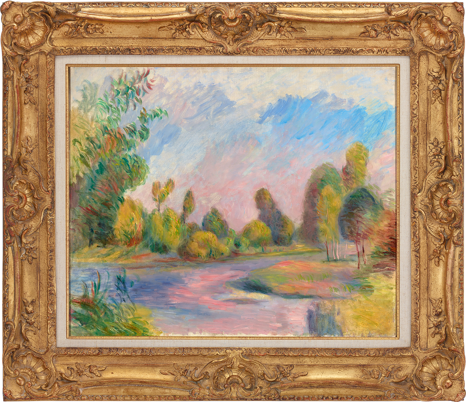 Au bord de la rivière by Pierre-Auguste Renoir