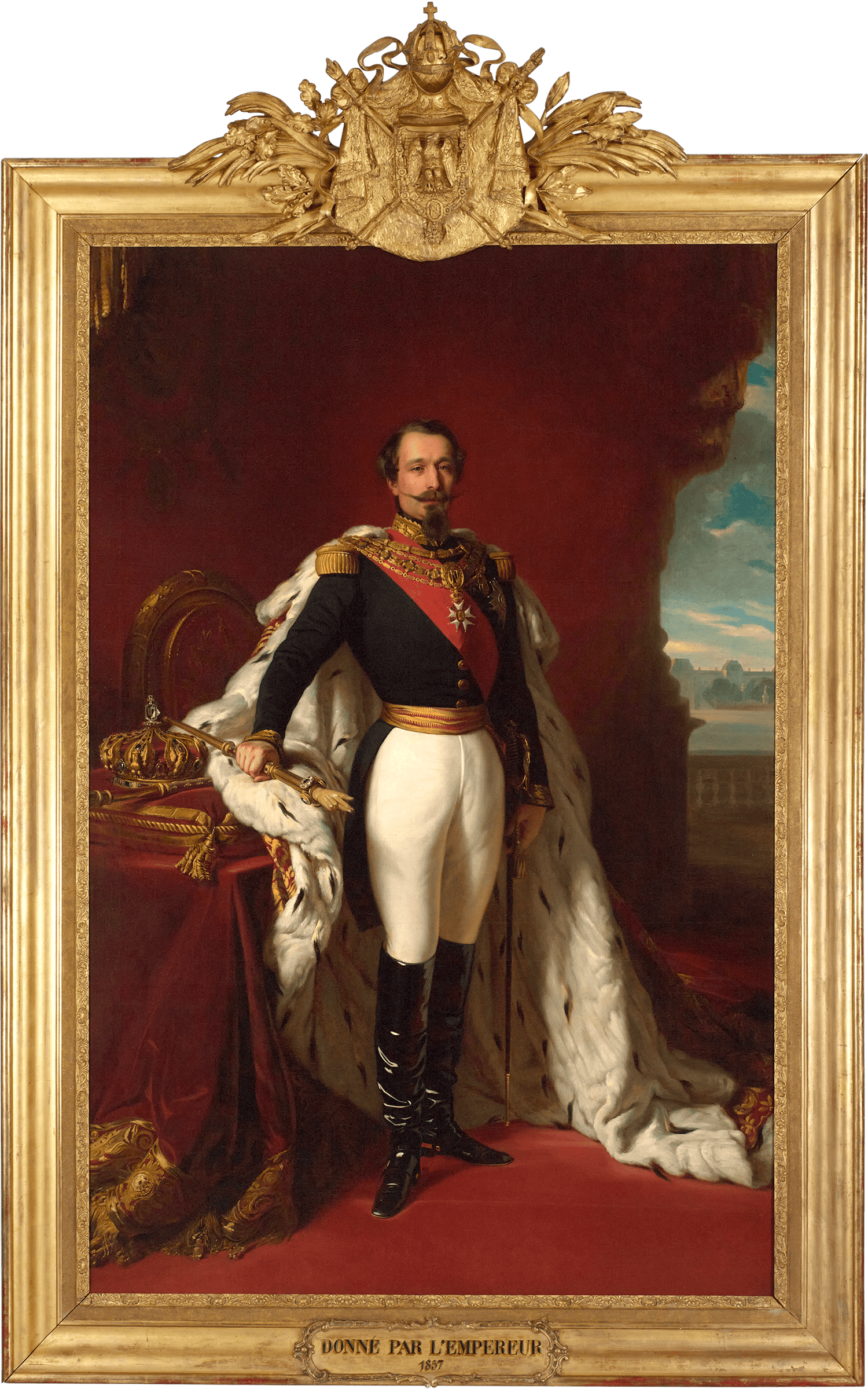 Portraits of Emperor Napoleon III and Empress Eugénie by Studio of Franz Xaver Winterhalter