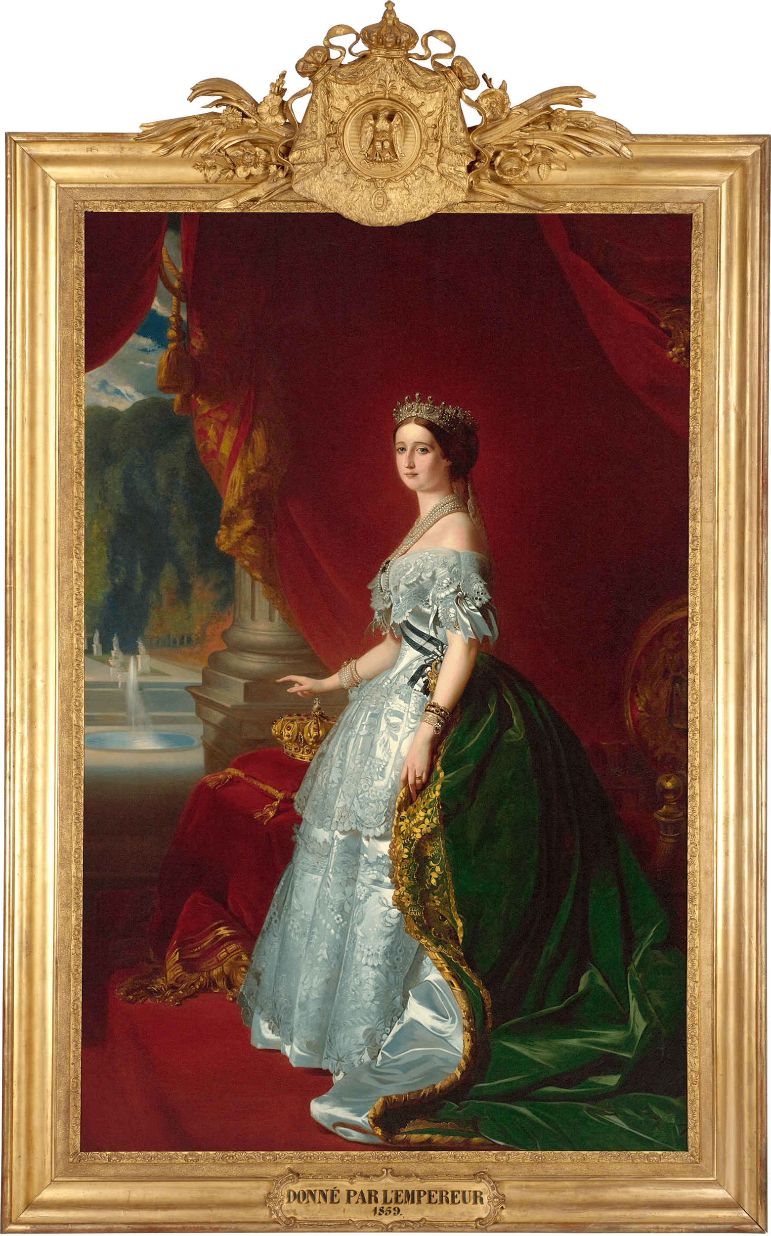 Portraits of Emperor Napoleon III and Empress Eugénie by Studio of Franz Xaver Winterhalter