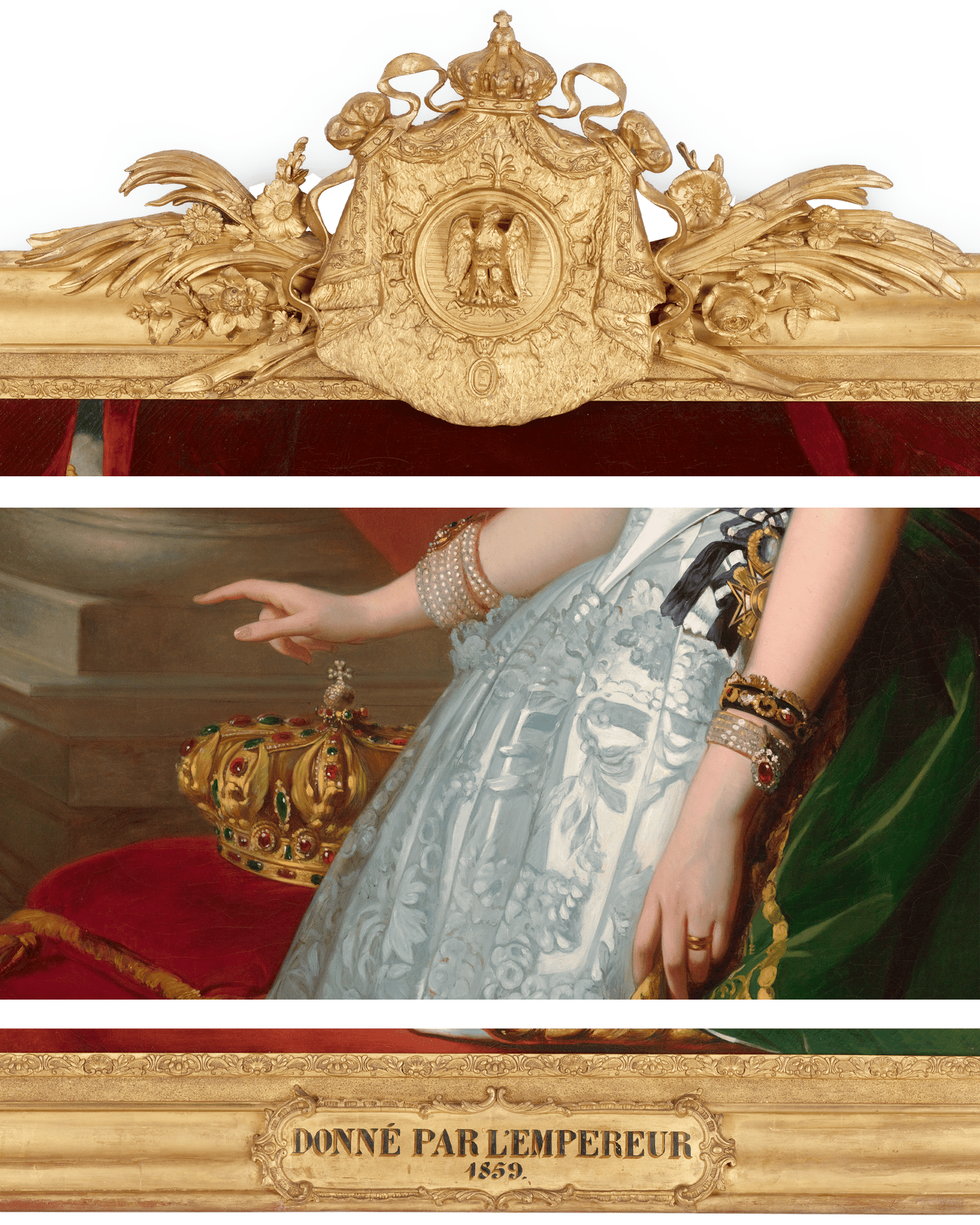 Portraits of Emperor Napoleon III and Empress Eugénie by Studio of Franz Xaver Winterhalter