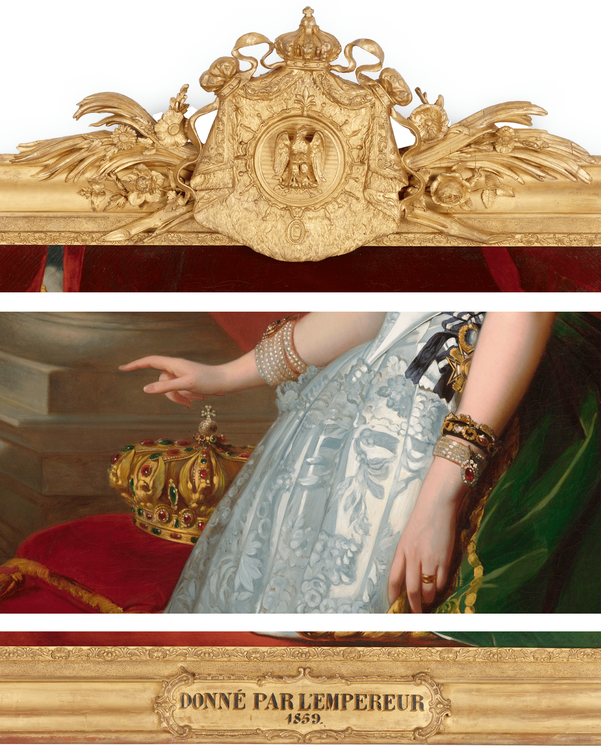 Portraits of Emperor Napoleon III and Empress Eugénie by Studio of Franz Xaver Winterhalter