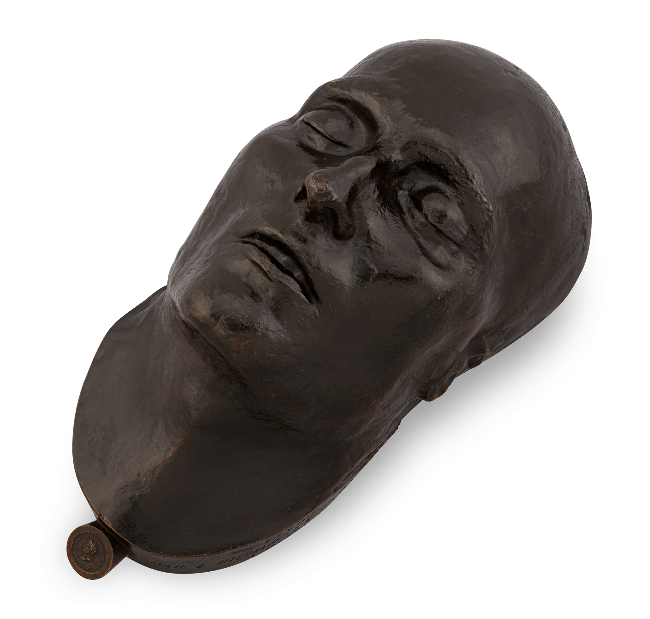 Bronze Napoleon I Death Mask, from the Dr. Antommarchi Cast