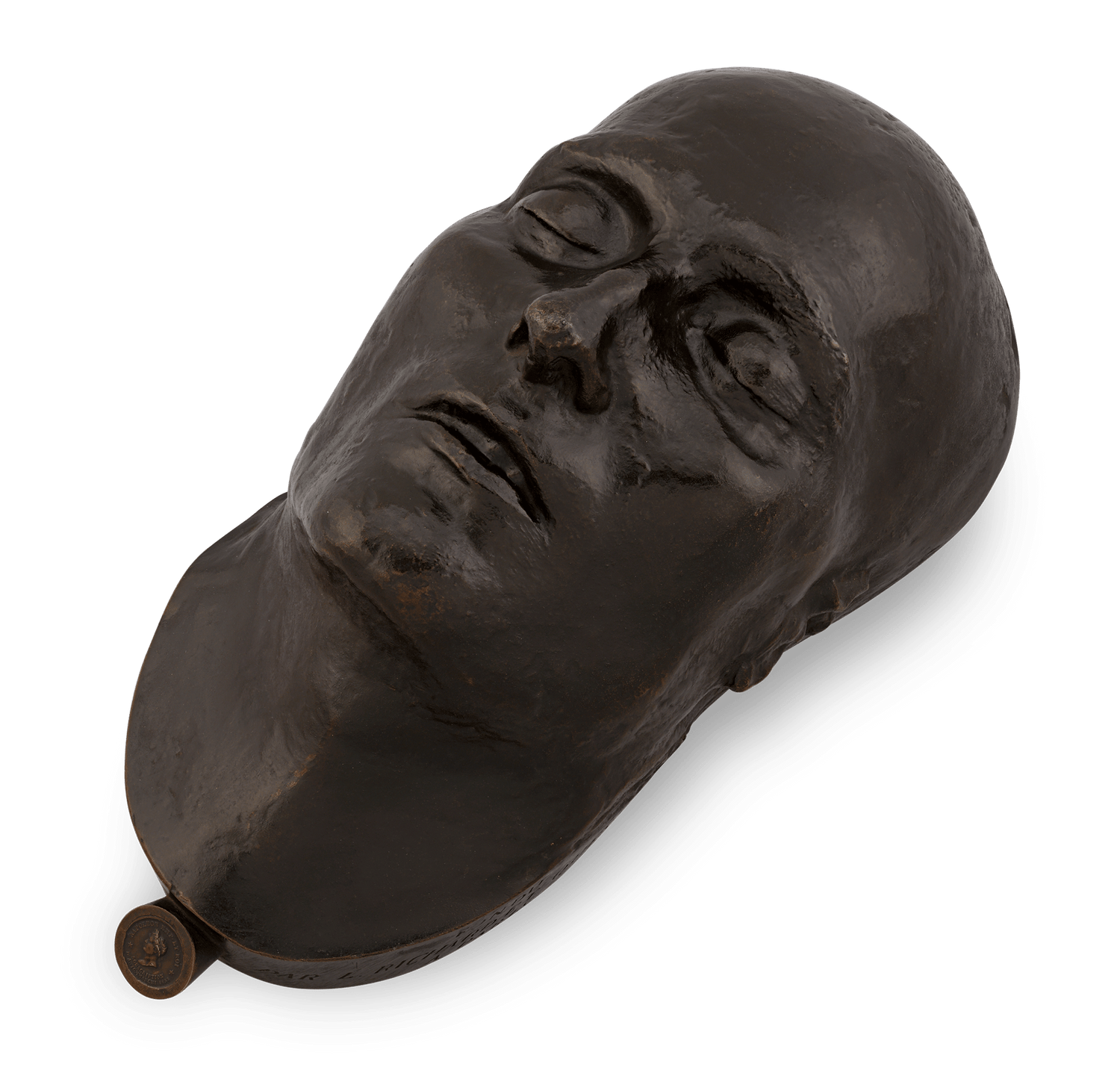 Bronze Napoleon I Death Mask, from the Dr. Antommarchi Cast