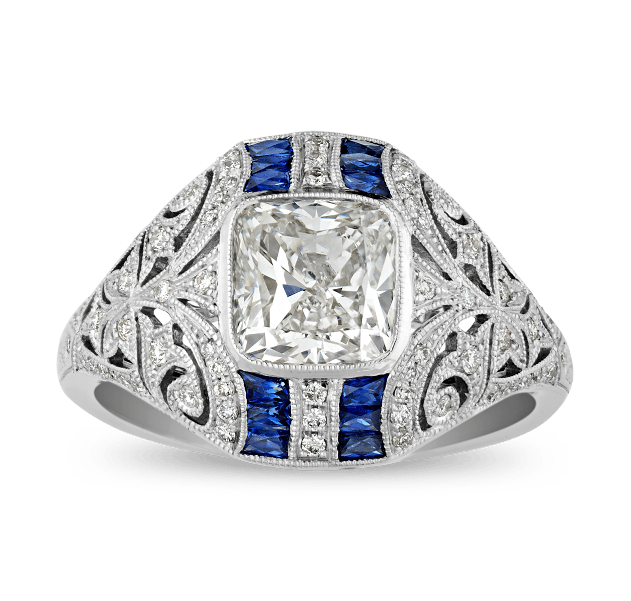 Cushion Cut Diamond Ring, 1.60 carats