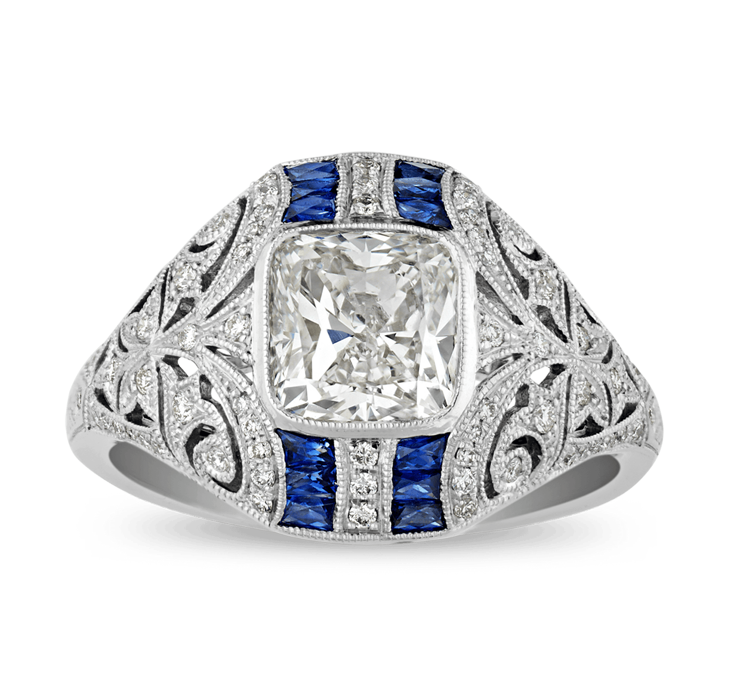 Cushion Cut Diamond Ring, 1.60 carats