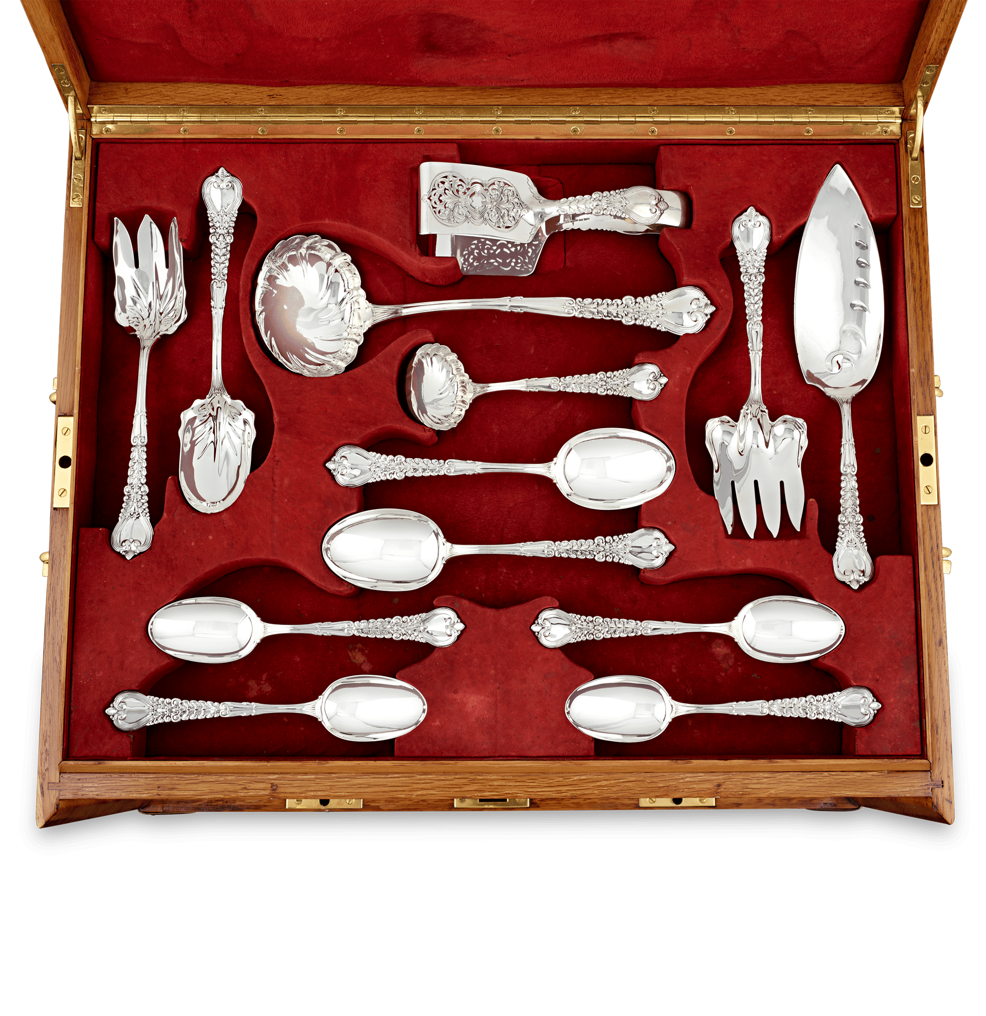 Tiffany & Co. Florentine Flatware Service, 202 Pieces