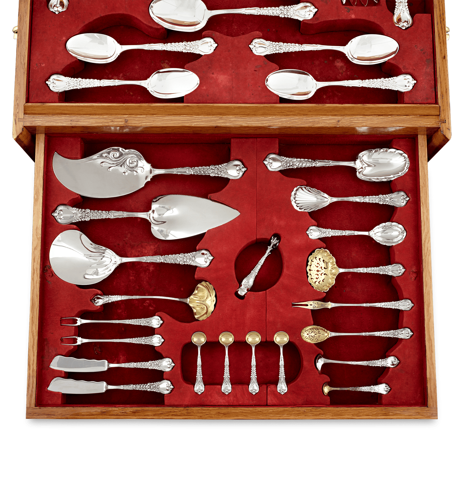 Tiffany & Co. Florentine Flatware Service, 202 Pieces