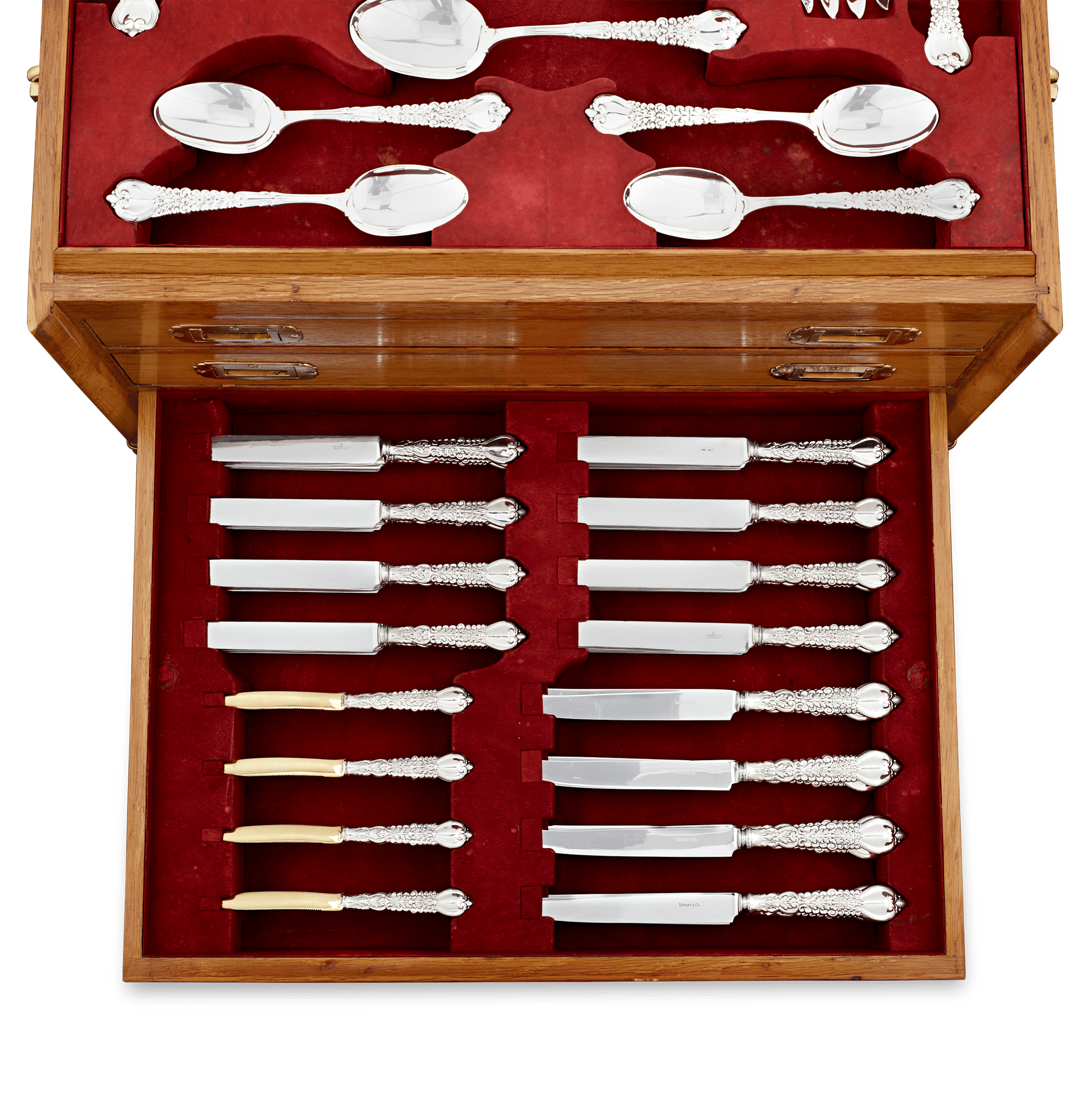 Tiffany & Co. Florentine Flatware Service, 202 Pieces