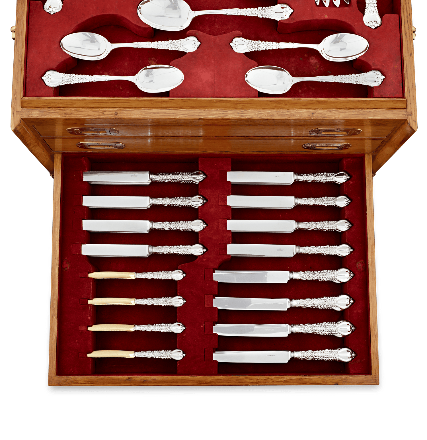 Tiffany & Co. Florentine Flatware Service, 202 Pieces