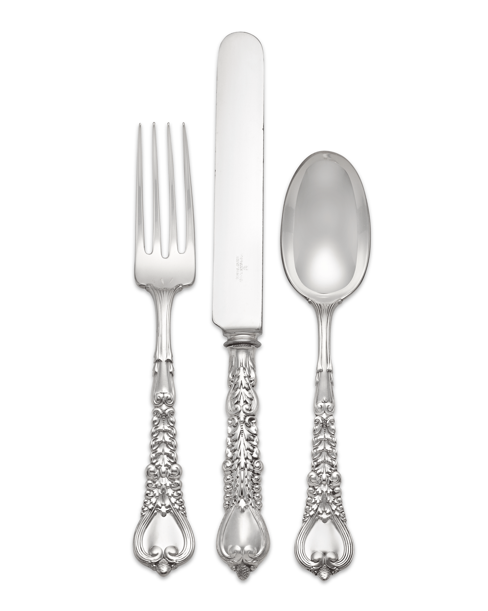 Tiffany & Co. Florentine Flatware Service, 202 Pieces