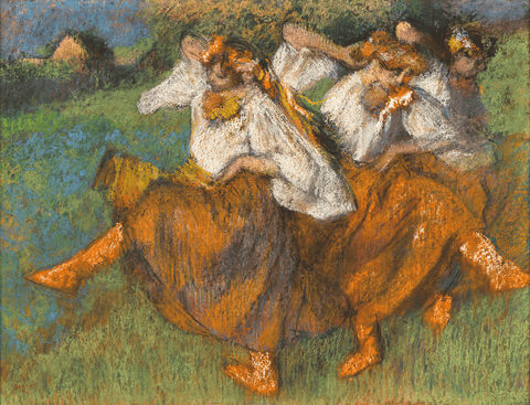 Ukrainian Dancers by Edgar Degas