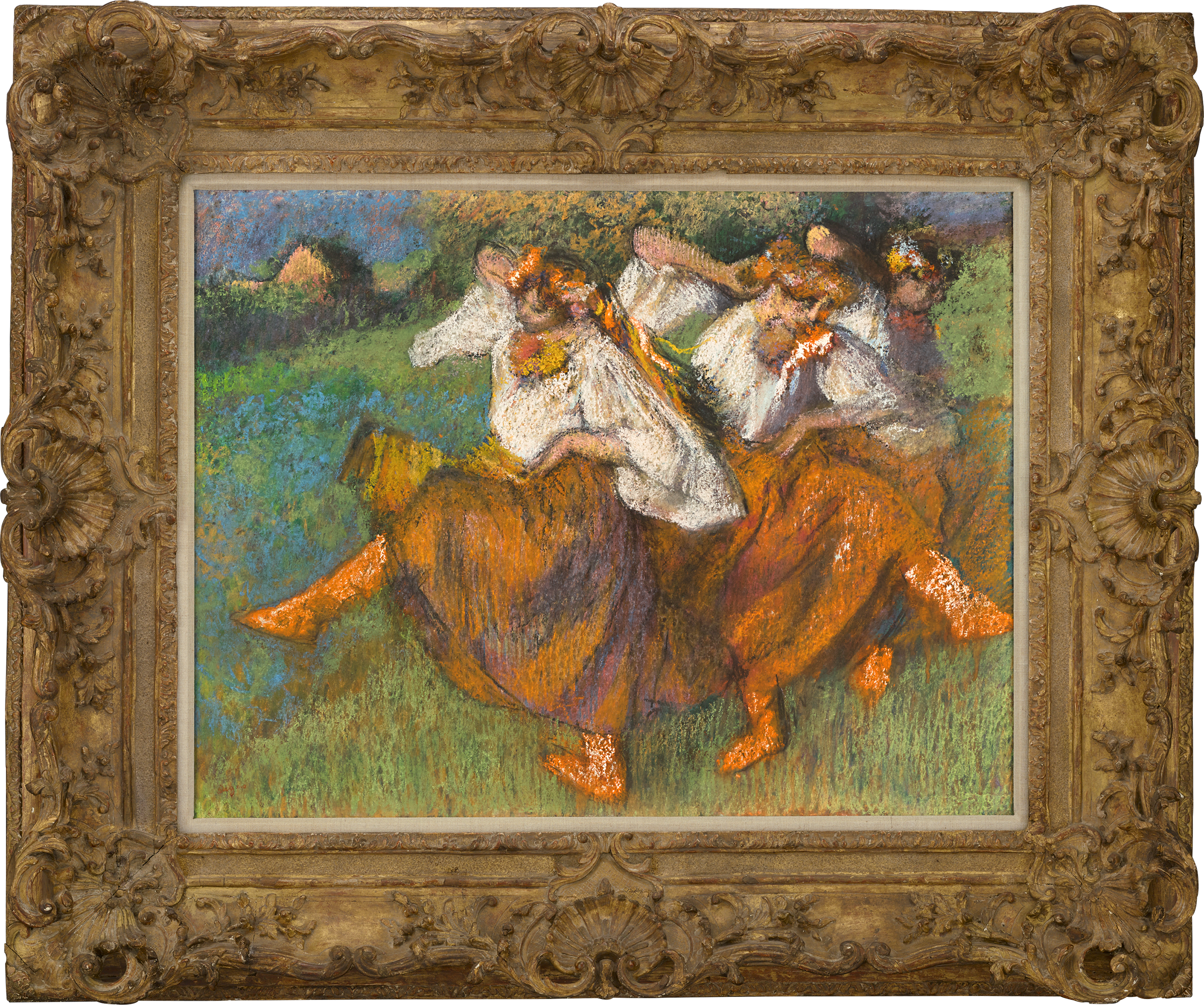 Ukrainian Dancers by Edgar Degas