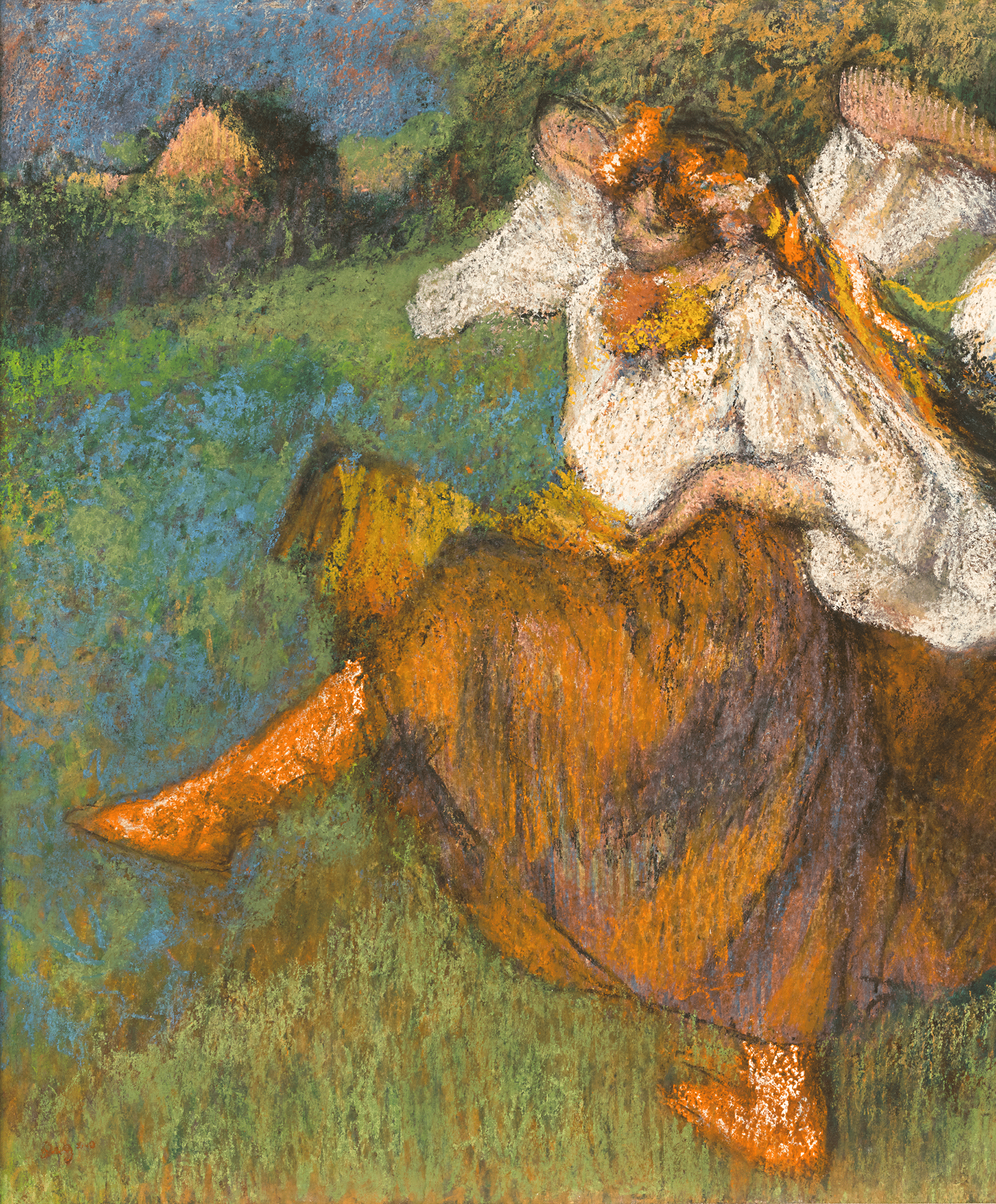 Ukrainian Dancers by Edgar Degas