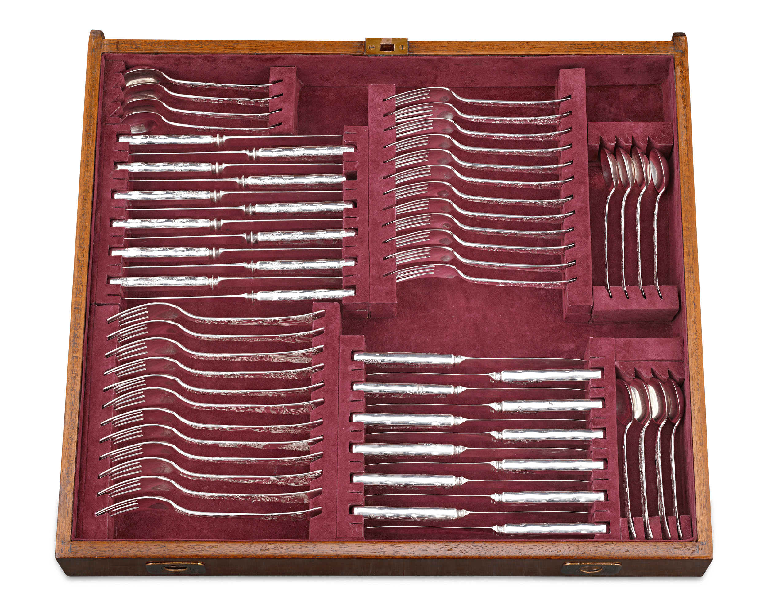 Tiffany & Co. Lap-Over-Edge Flatware Service, 248 Pieces