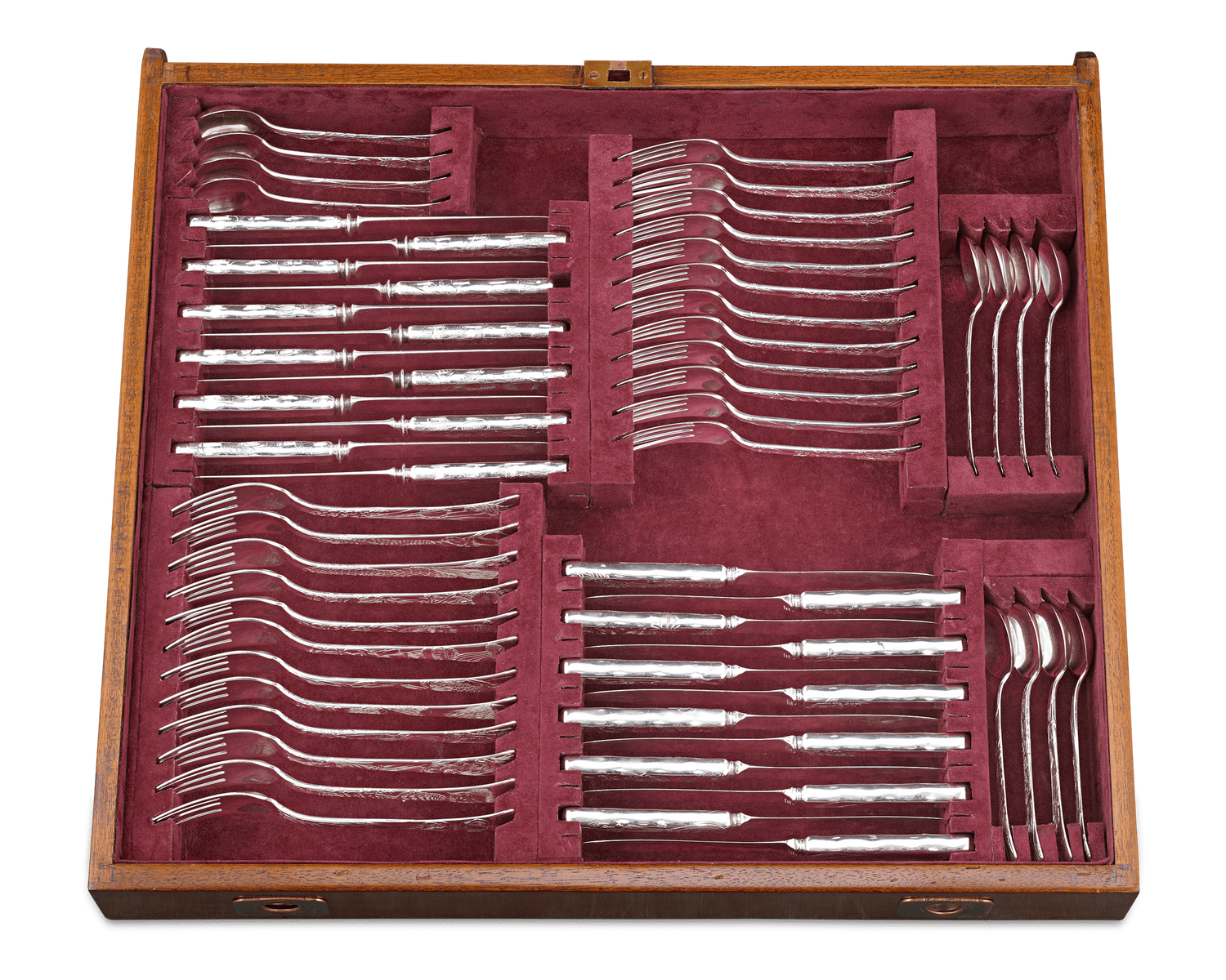 Tiffany & Co. Lap-Over-Edge Flatware Service, 248 Pieces