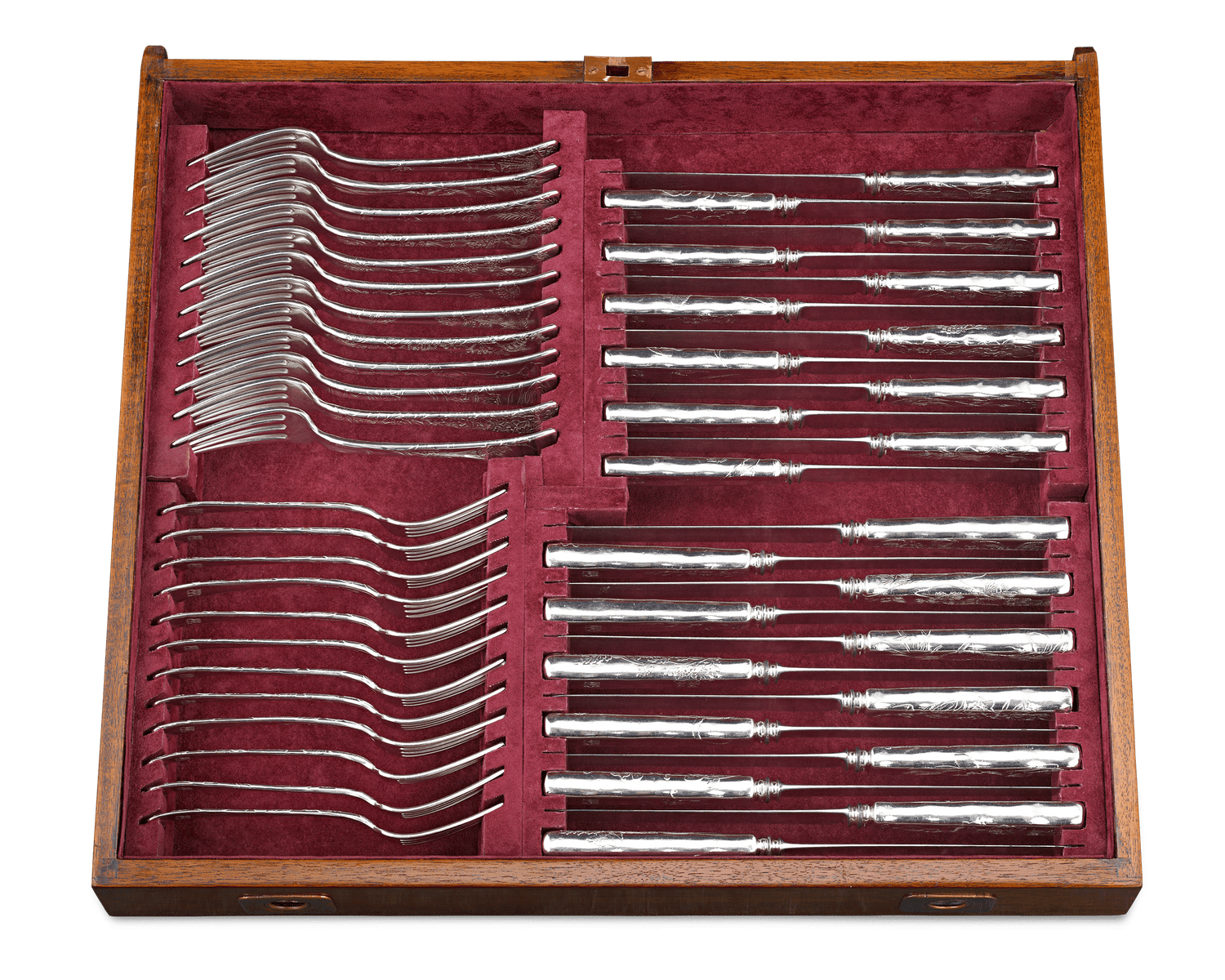 Tiffany & Co. Lap-Over-Edge Flatware Service, 248 Pieces