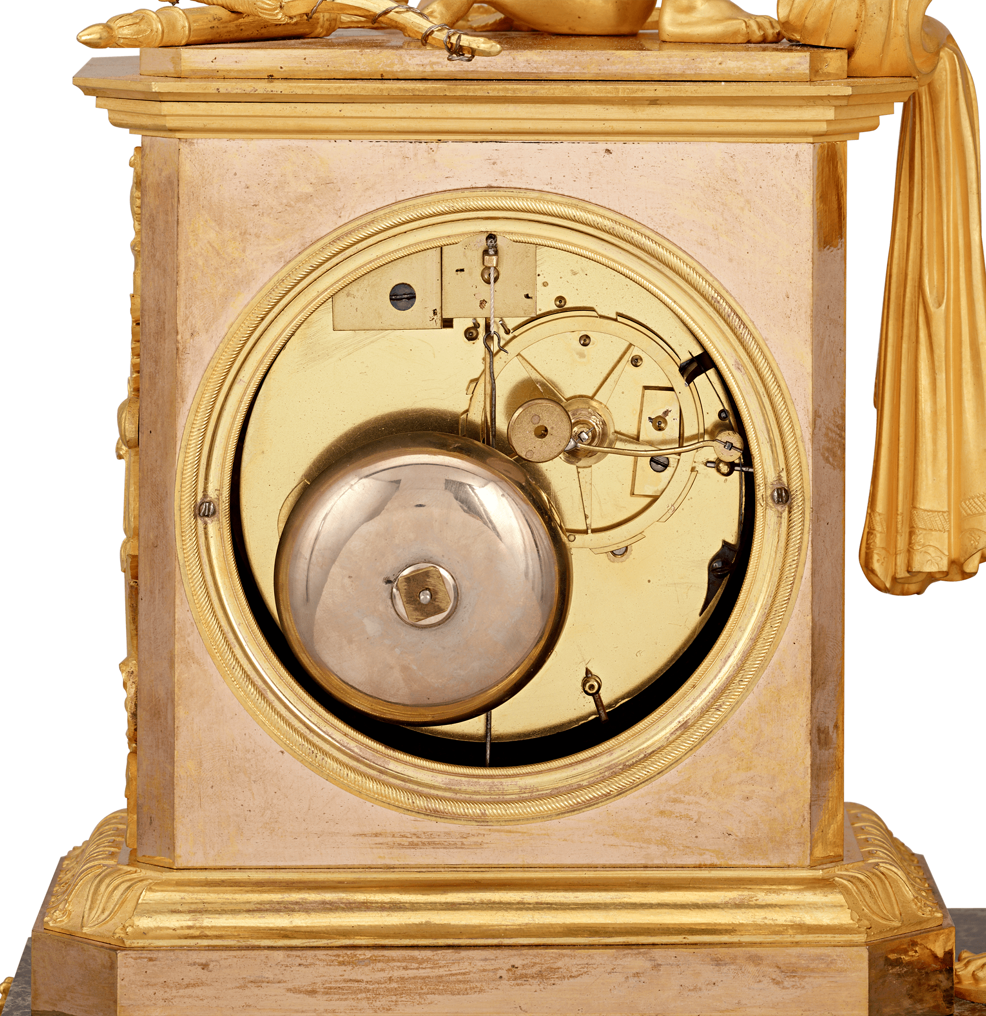 French First Empire Venus and Cupid Mantel Clock