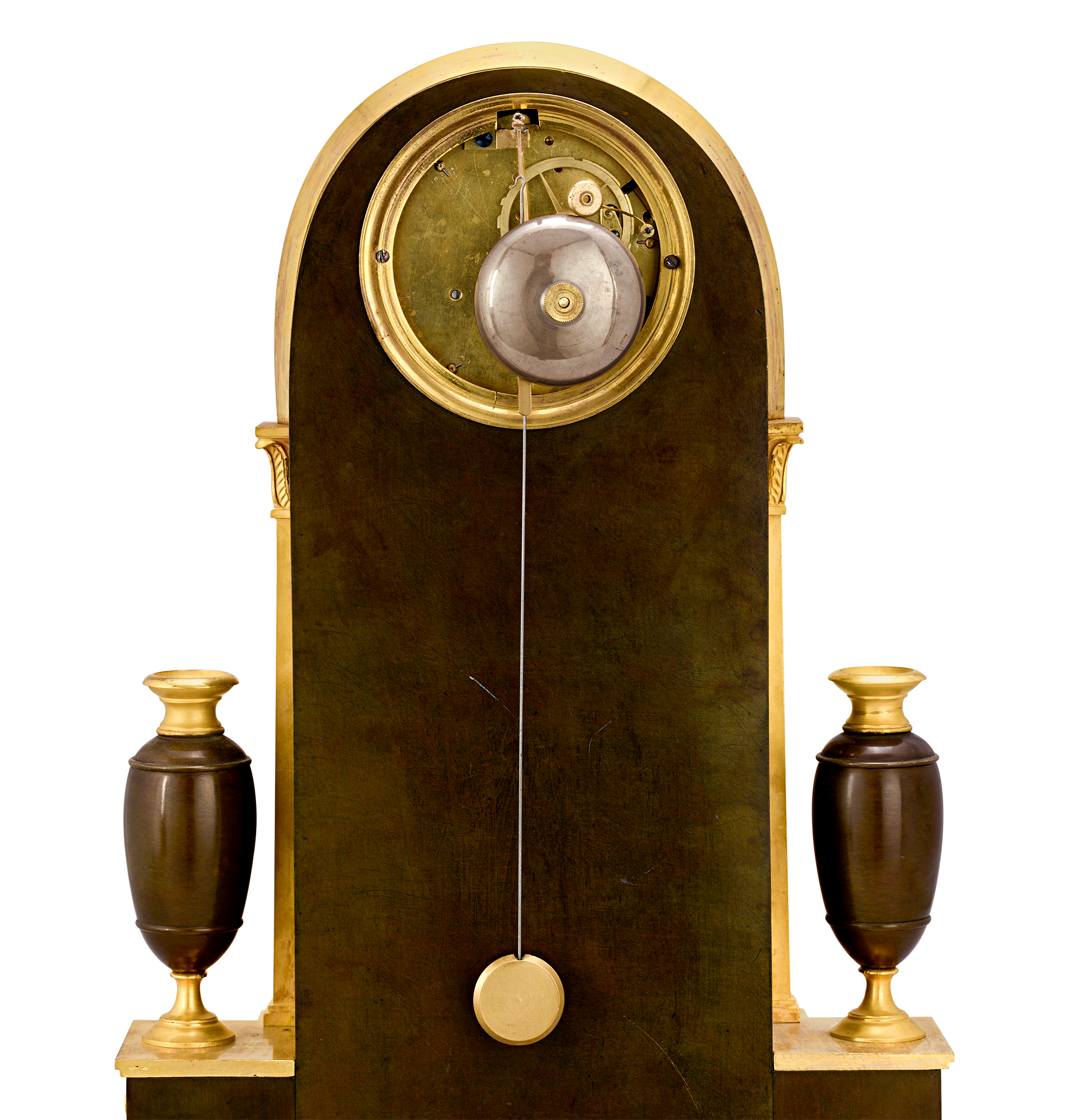 L'indiscrète French Empire Mantel Clock by Claude Galle