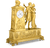 Theseus French Empire Mantle Clock by André Antoine Ravrio