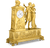 Theseus French Empire Mantle Clock by André Antoine Ravrio