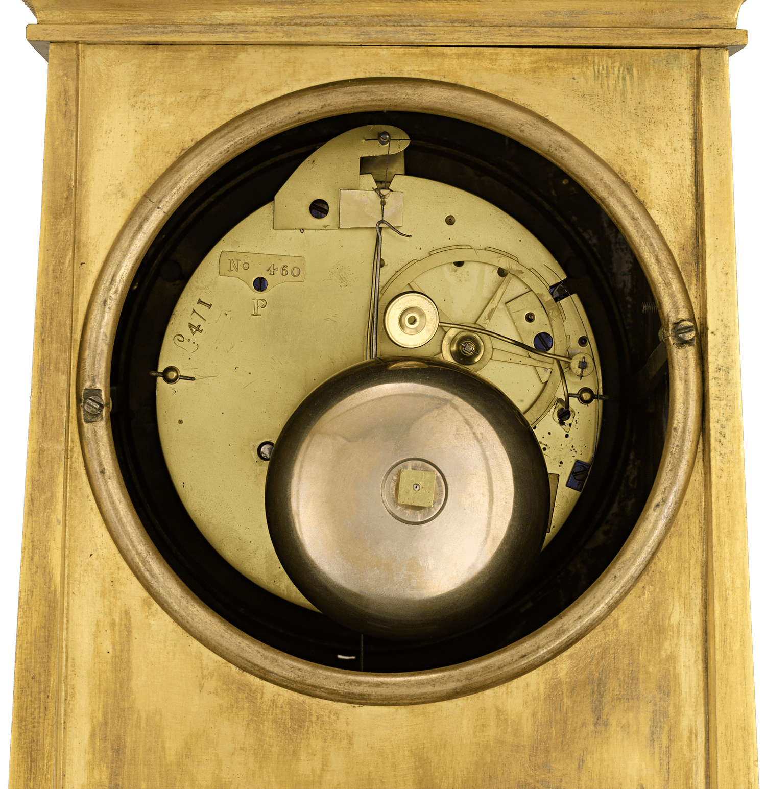 Theseus French Empire Mantle Clock by André Antoine Ravrio