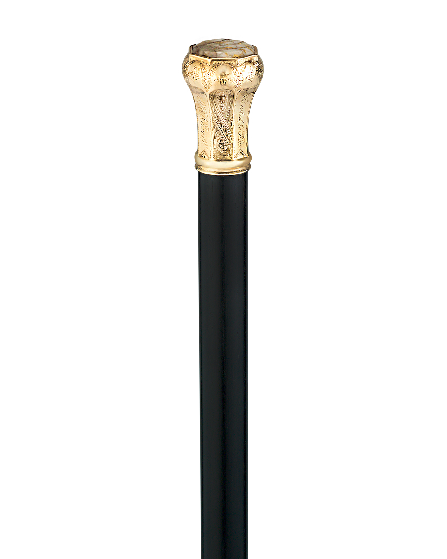 Californian Gold-Bearing Quartz Presentation Cane