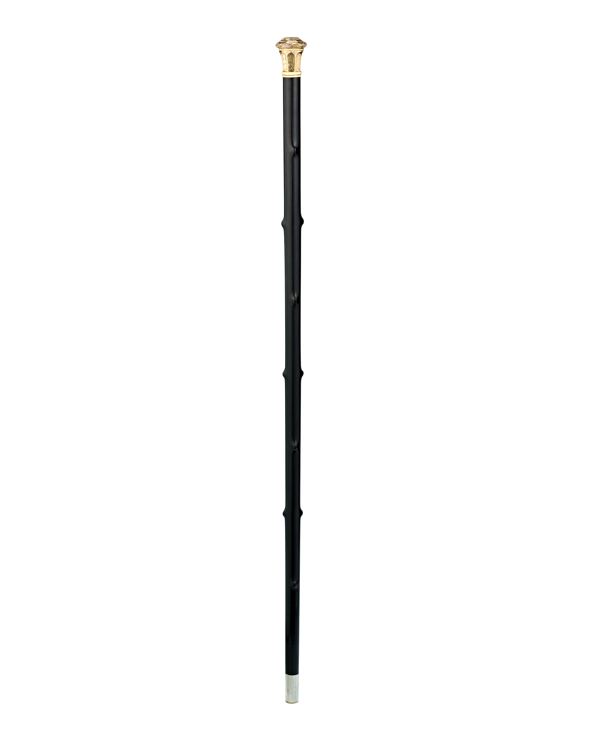 Gold Quartz Californian Walking Cane