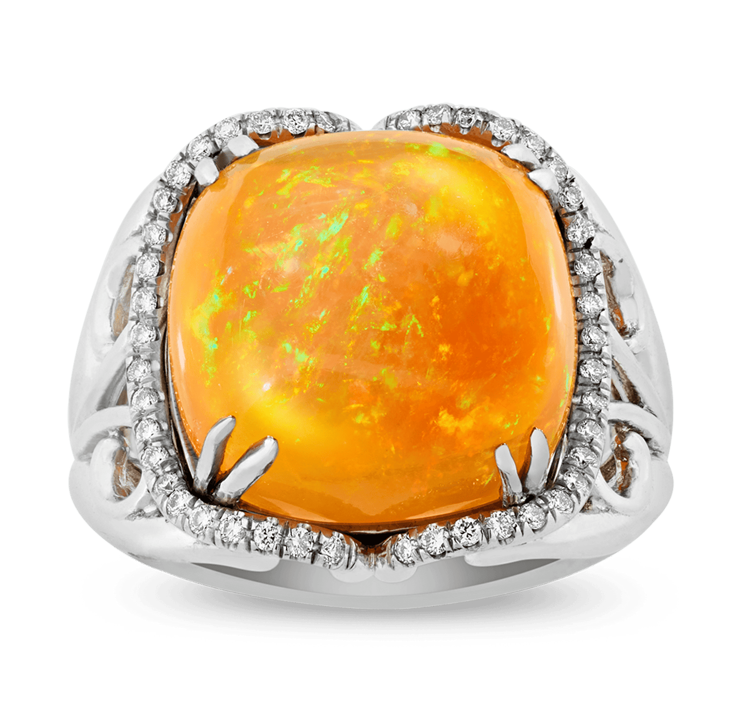 Ethiopian Opal Ring, 11.54 Carats