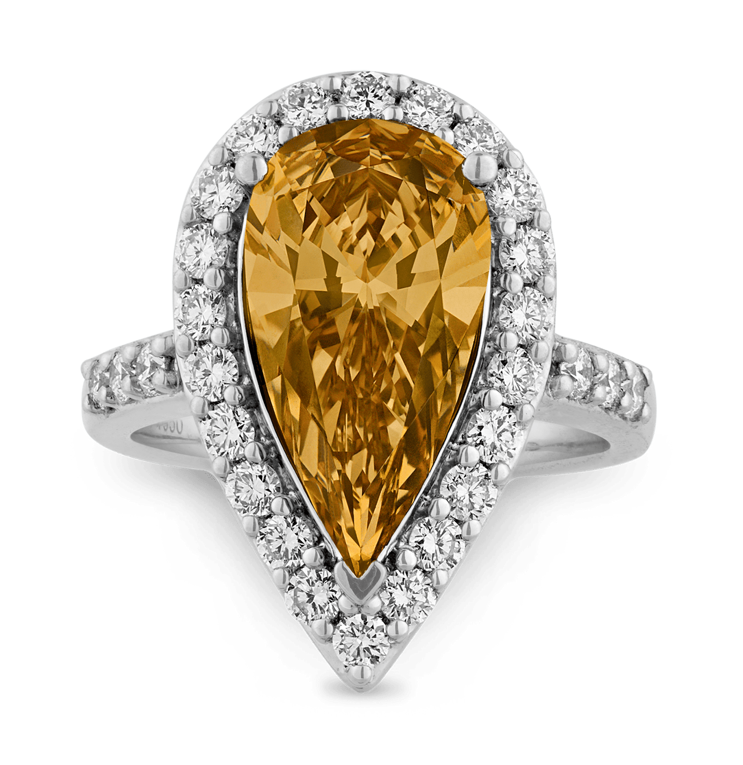 Fancy Deep Brown Yellow Diamond Ring, 4.00 carats