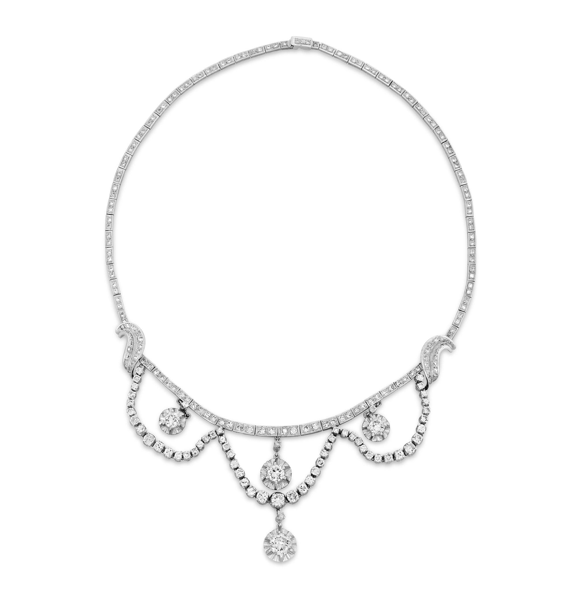 Diamond Necklace, 8.80 carats