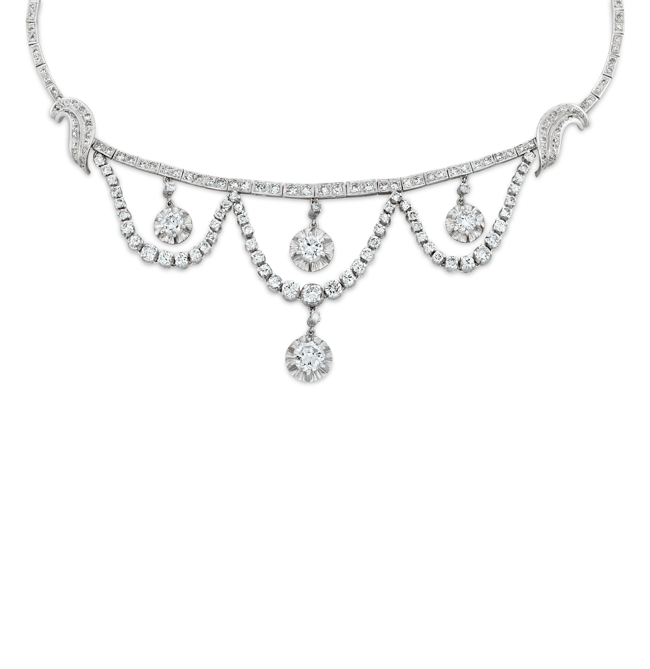 Diamond Necklace, 8.80 carats