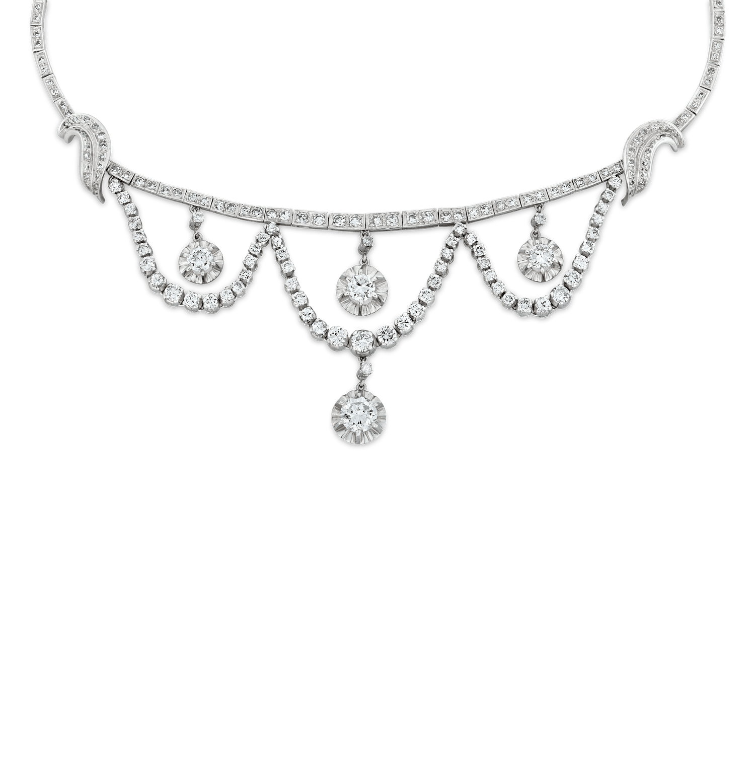 Diamond Necklace, 8.80 carats