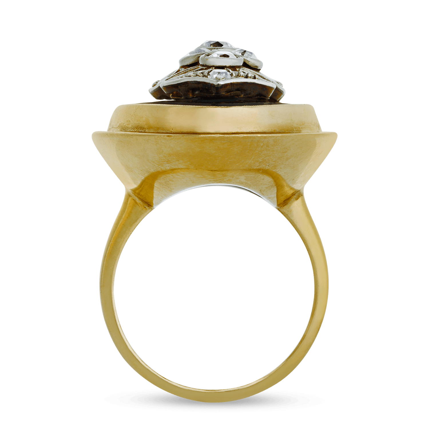 Onyx and Diamond Ring, 1.00 carat