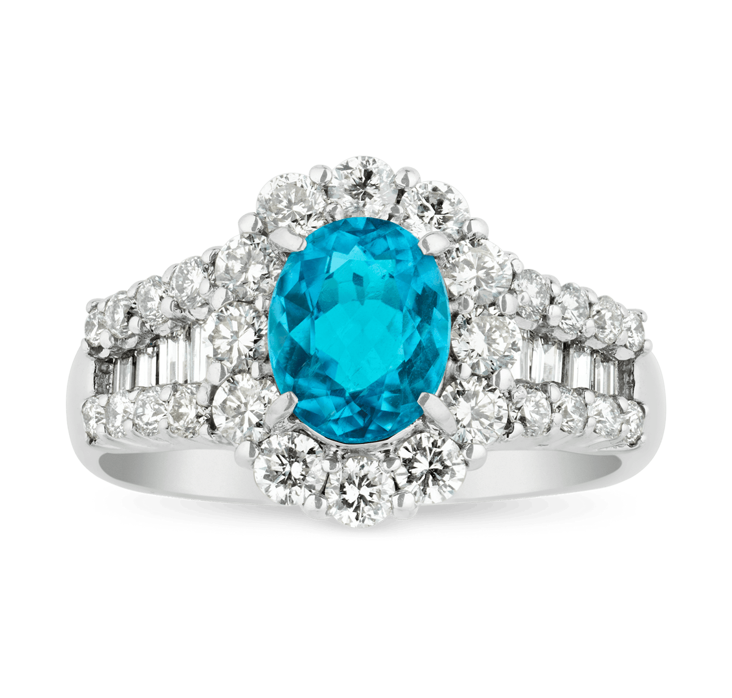 Brazilian Paraiba Ring, 1.01 carats
