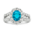 Brazilian Paraiba Ring, 1.01 carats