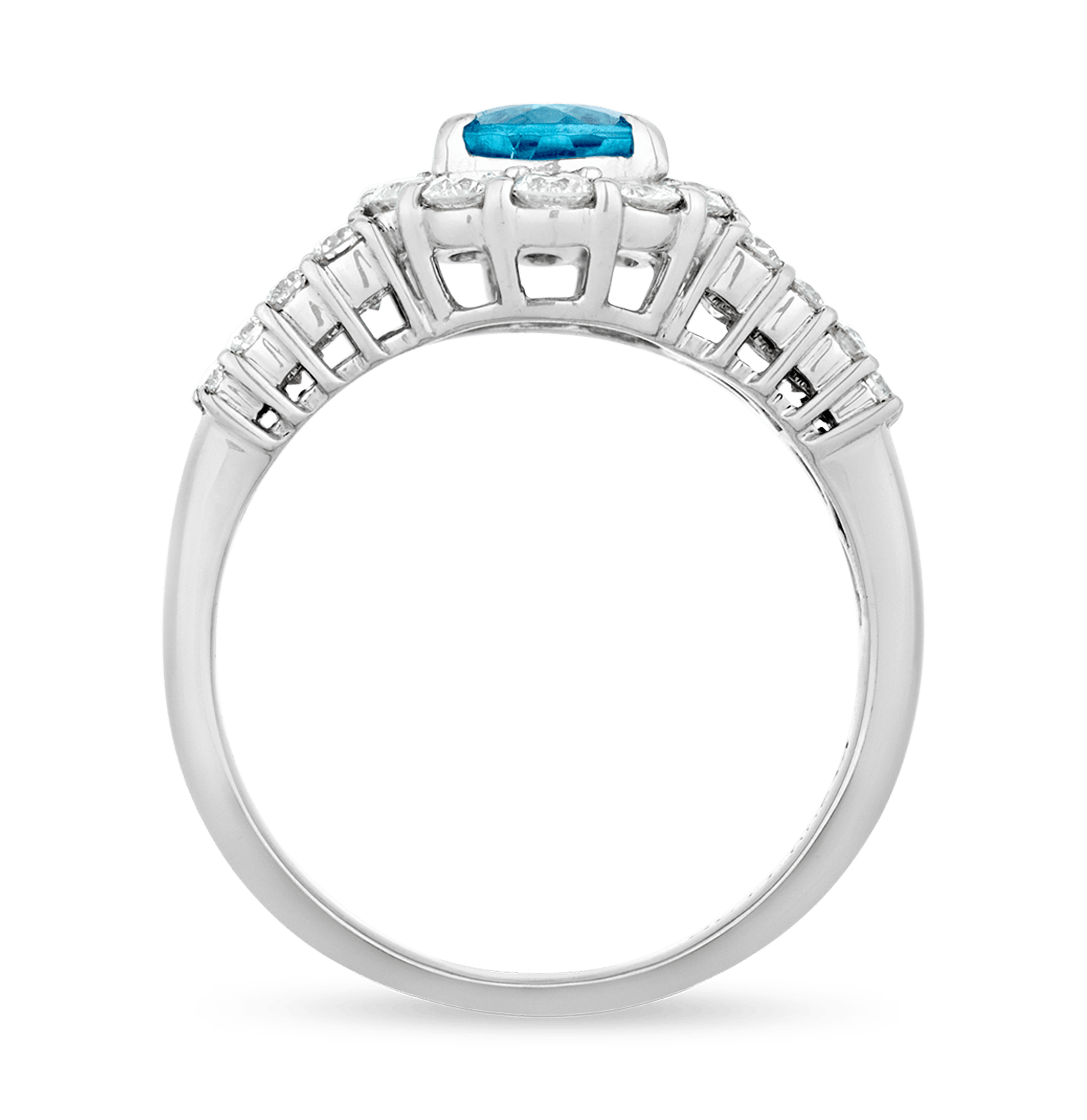 Brazilian Paraiba Ring, 1.01 carats