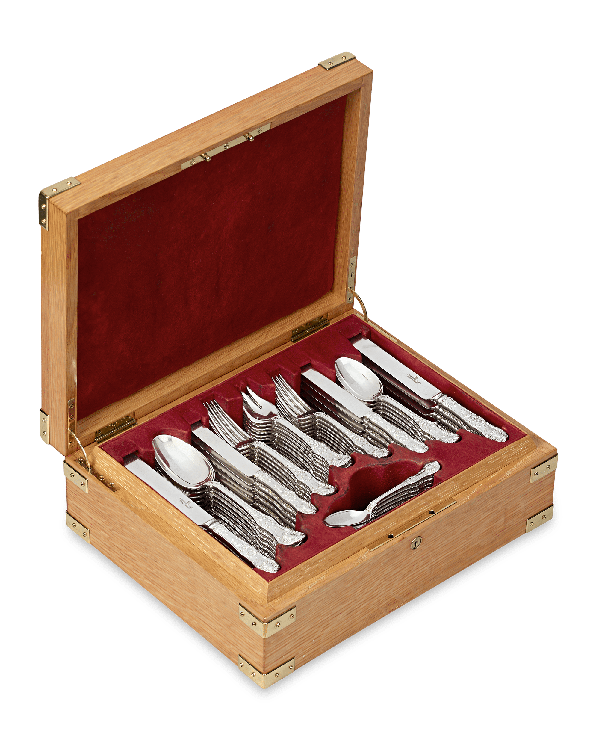 Tiffany & Co. English King Flatware Service, 96 Pieces