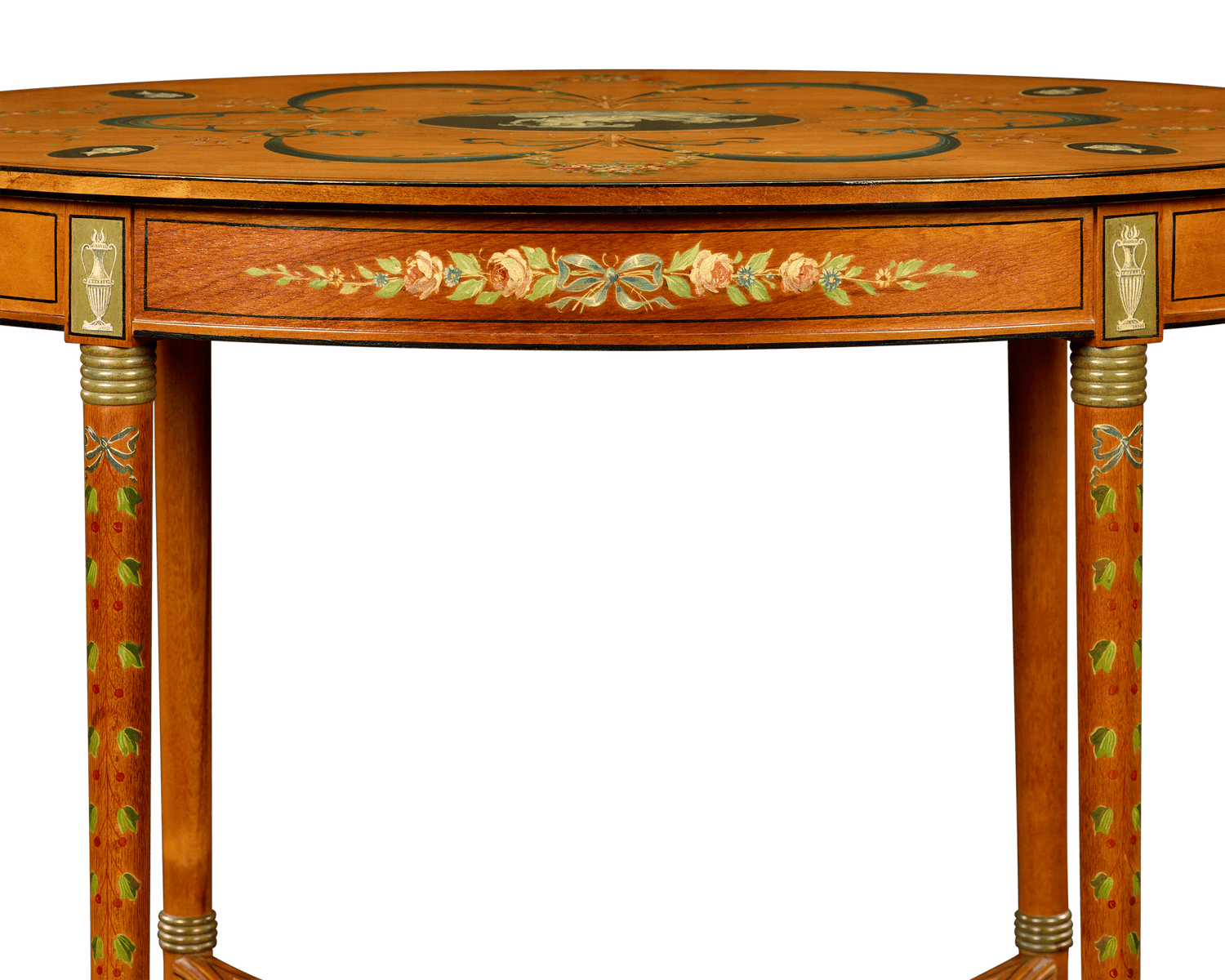 English Satinwood Parlor Tables