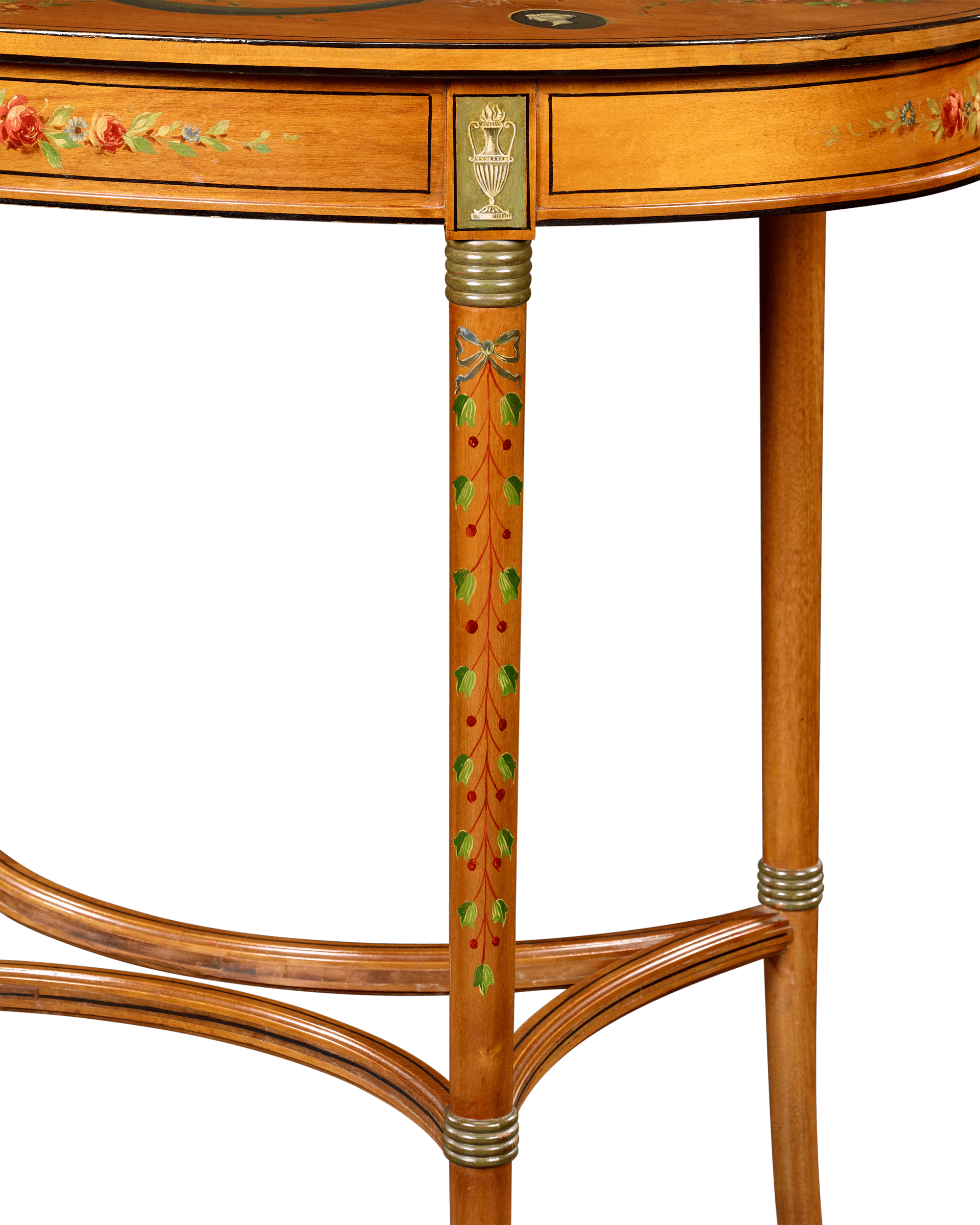 English Satinwood Parlor Tables