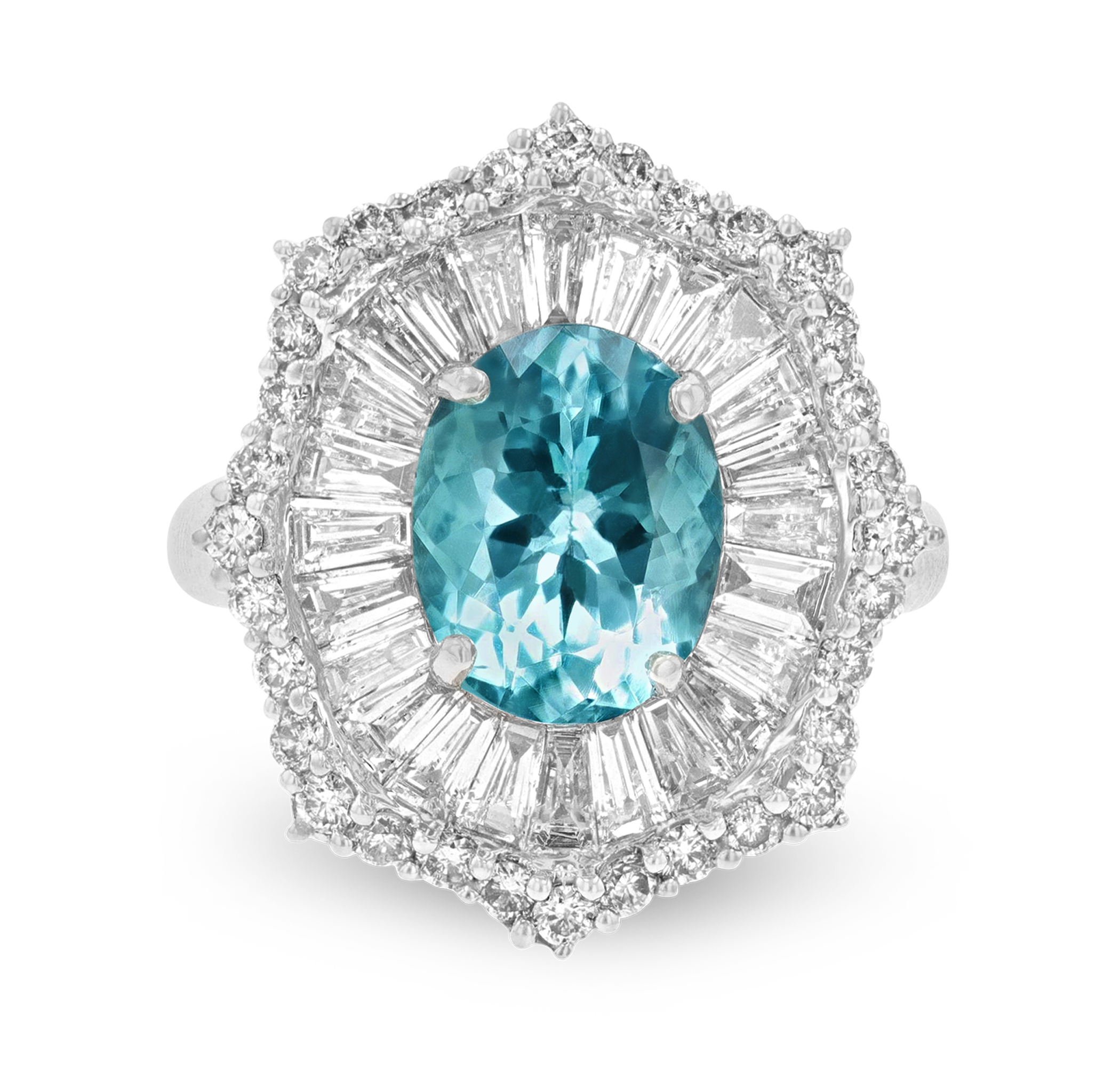 Paraiba Ring, 2.65 Carats