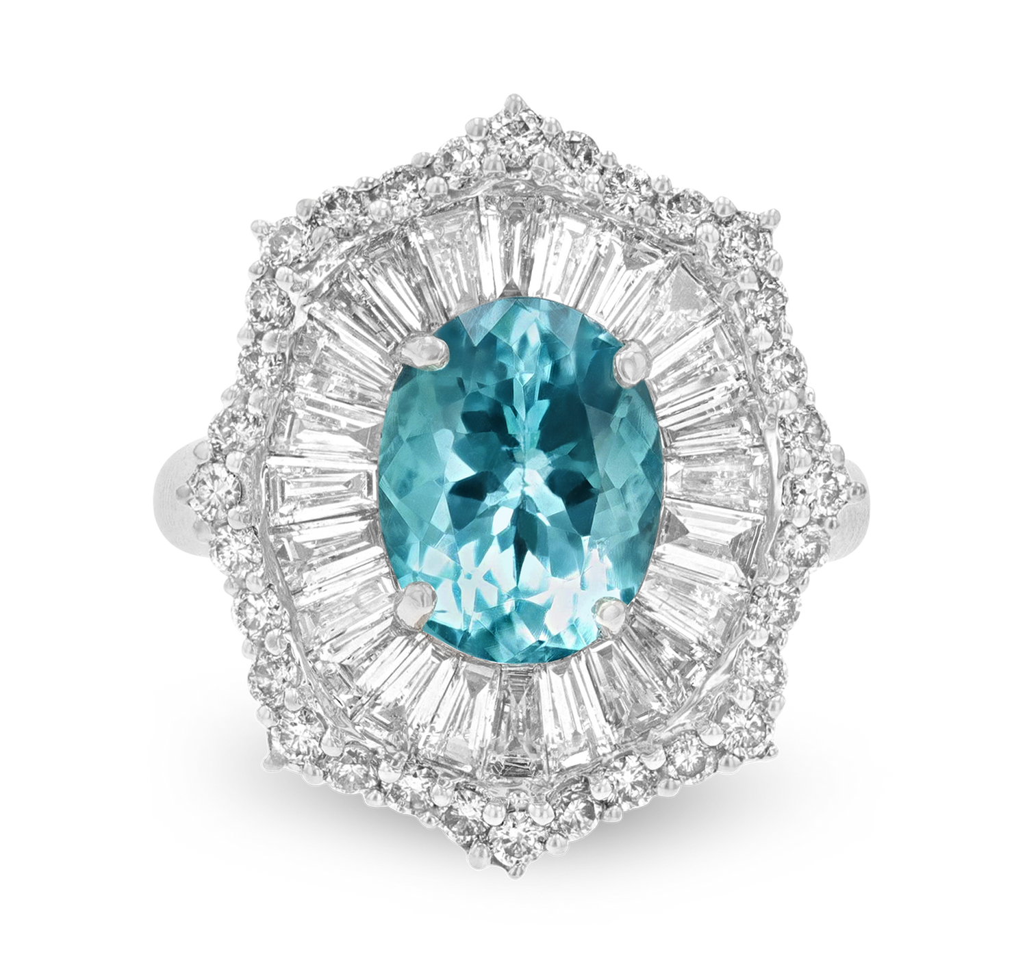 Paraiba Ring, 2.65 Carats