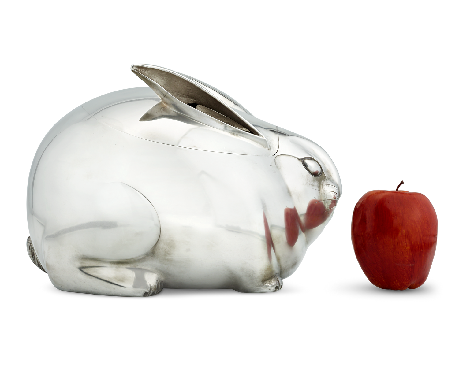 Japanese Silver Rabbit Hand Warmer