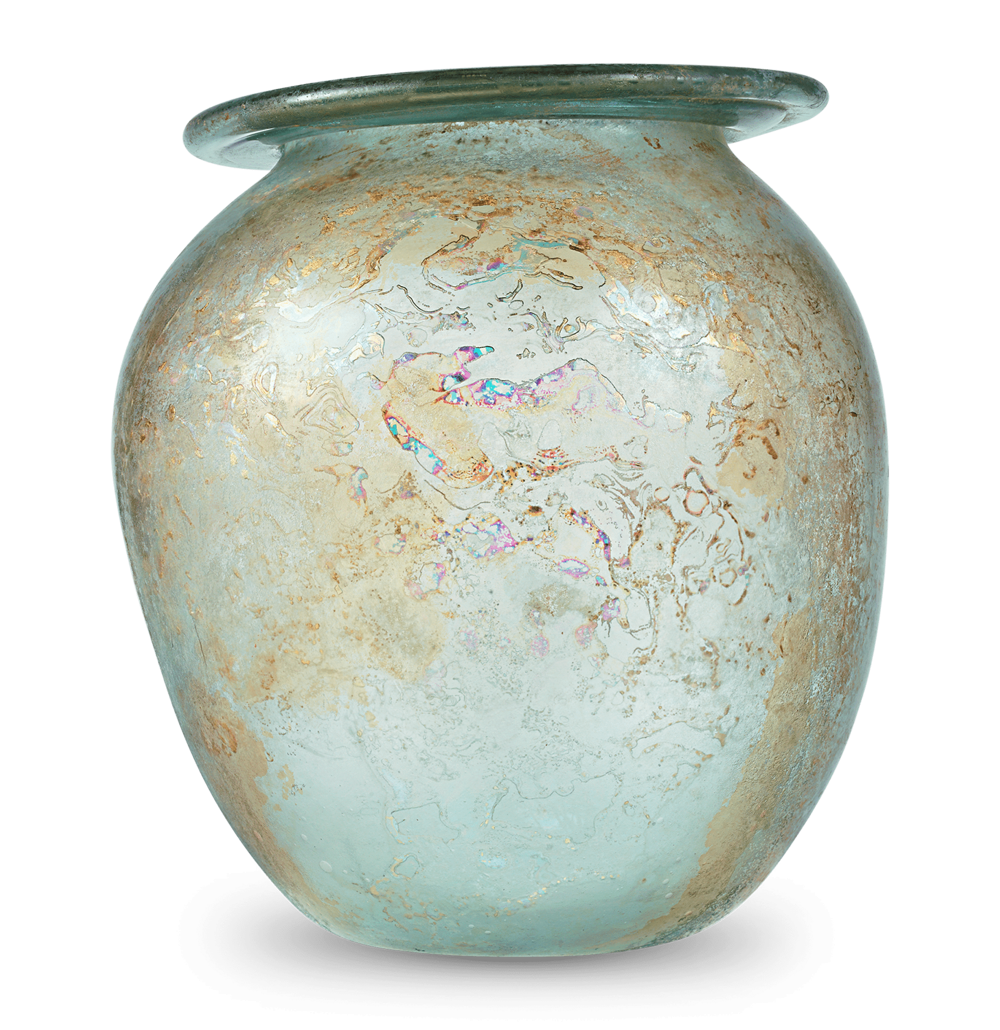 Ancient Roman Glass Funerary Urn