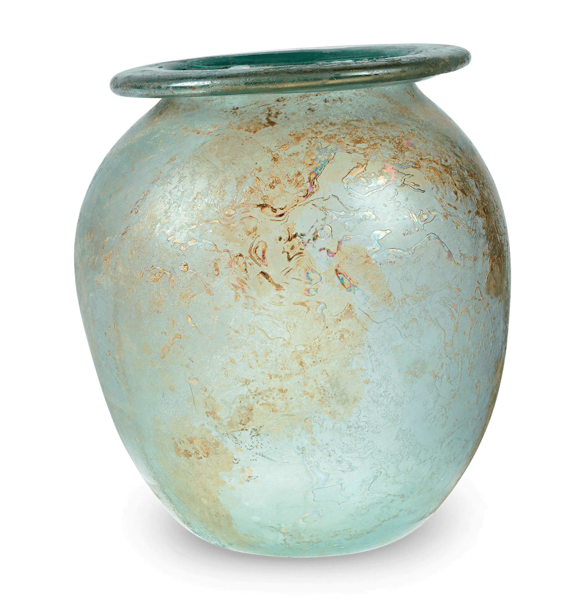 Ancient Roman Glass Funerary Urn