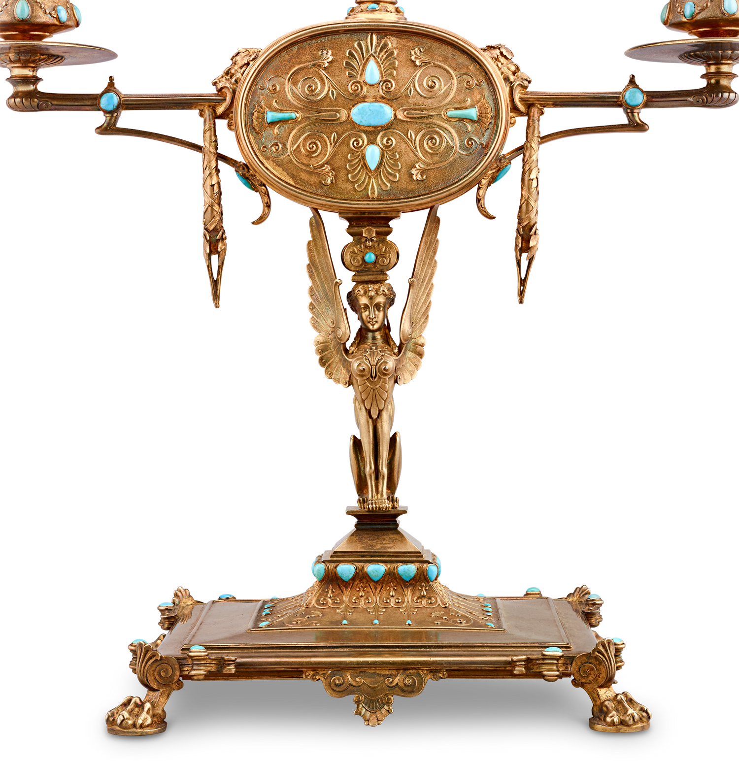 Napoleon III’s Silver-Gilt Library Reading Lamp