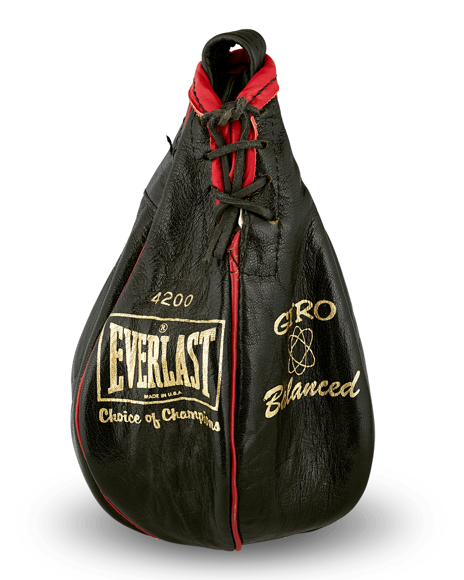 Muhammad Ali Signed Speed Bag, Gift to Sir Elton John