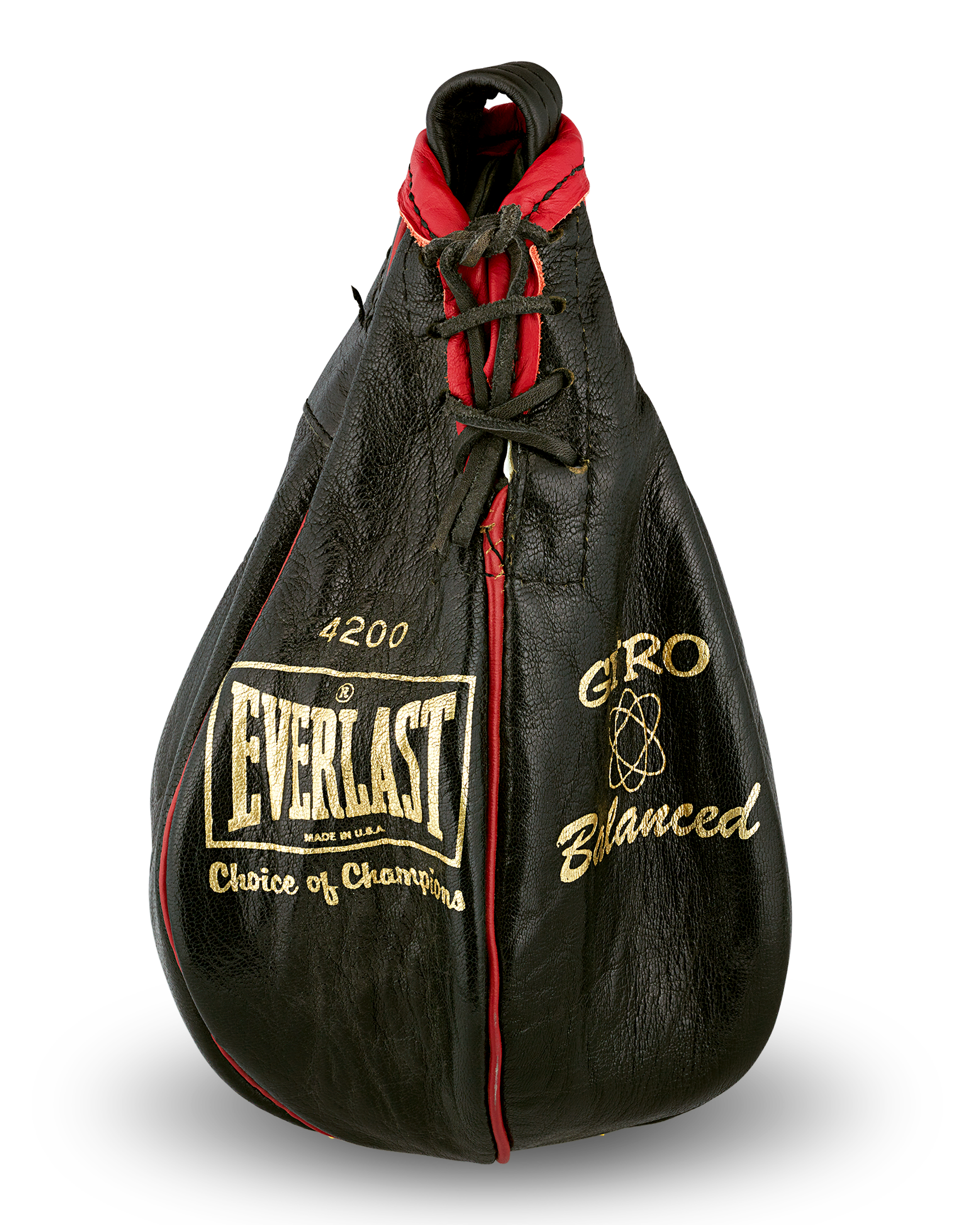 Muhammad Ali Signed Punching Bag, Gift to Sir Elton John