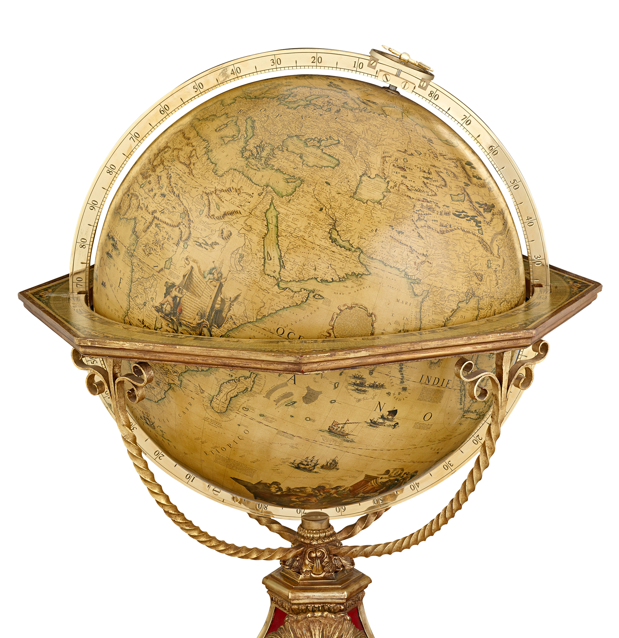 Pair of 32" Terrestrial and Celestial Globes