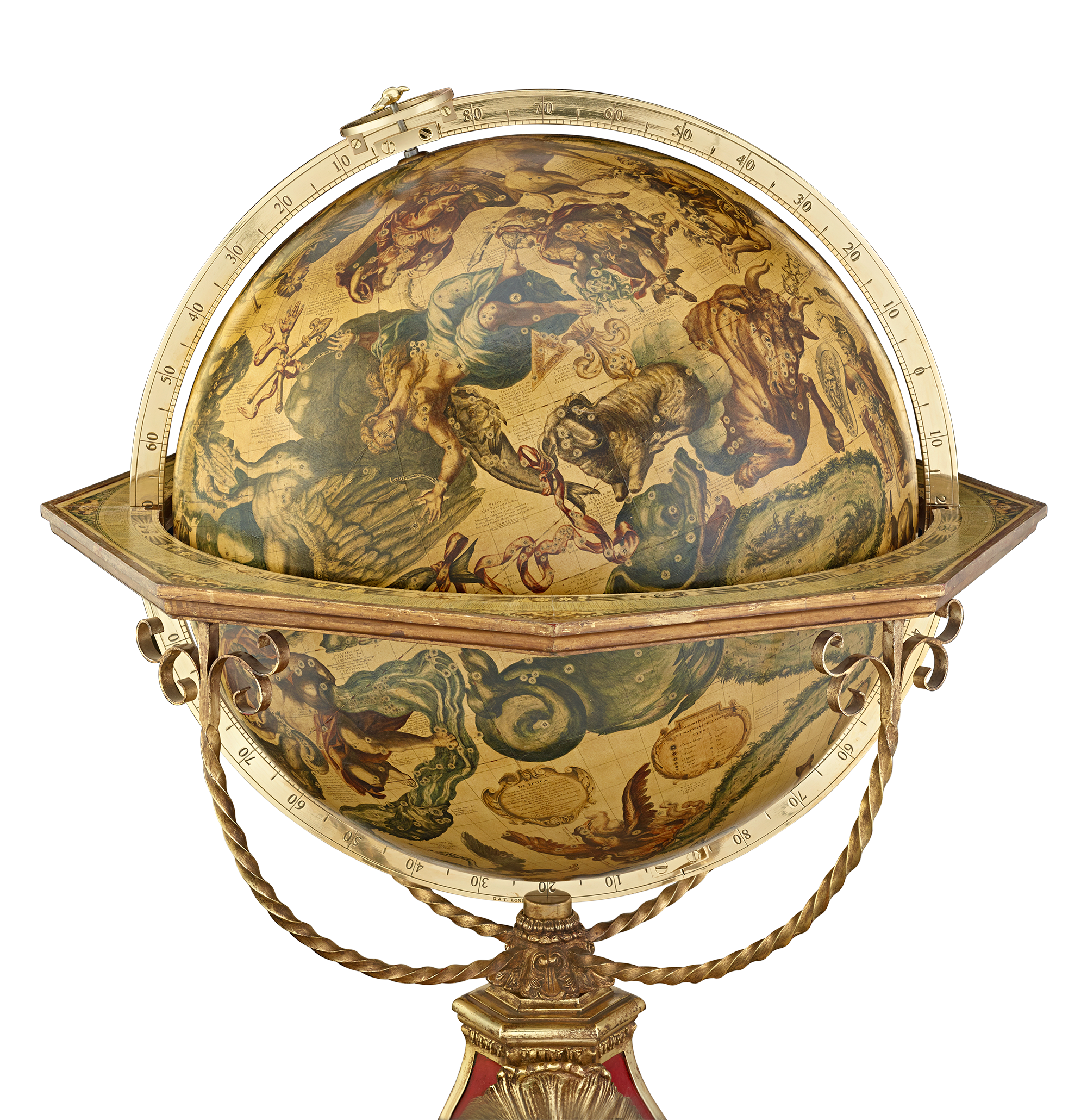 Pair of 32" Terrestrial and Celestial Globes